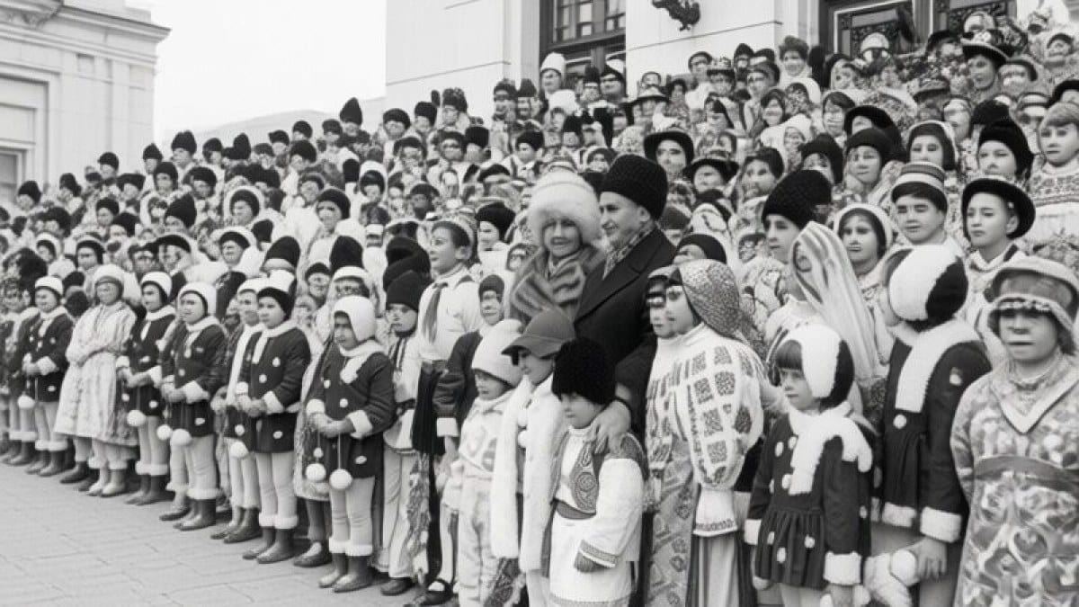 Propaganda de 8 Martie în Scânteia: de la muncitoare la fabrică de copii