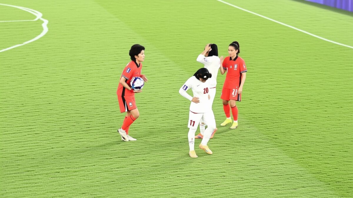 Fotbalistele din Iran refuză imnul național. O jucătoare a izbucnit în lacrimi
