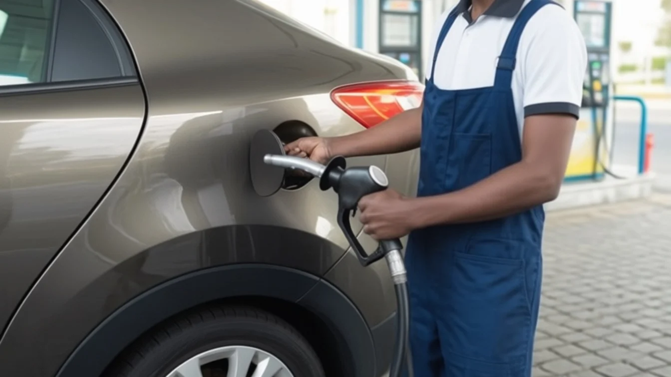 Benzina a sărit de 9 lei litrul Zeci de șoferi au protestat alimentând cu 2 lei