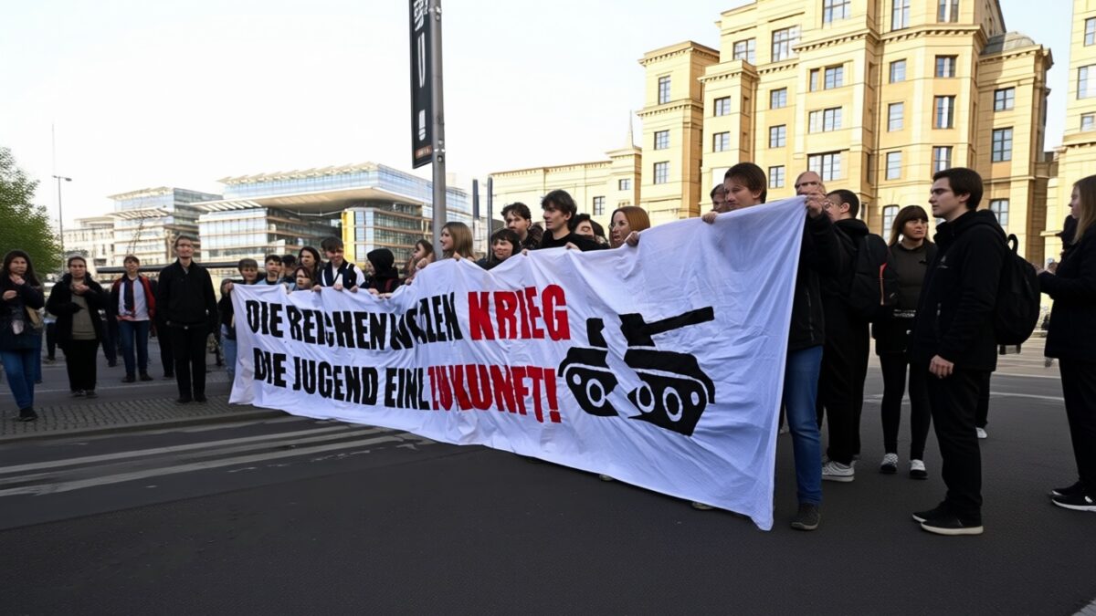 Proteste masive în Germania: 50.000 de tineri cer anularea recrutării militare