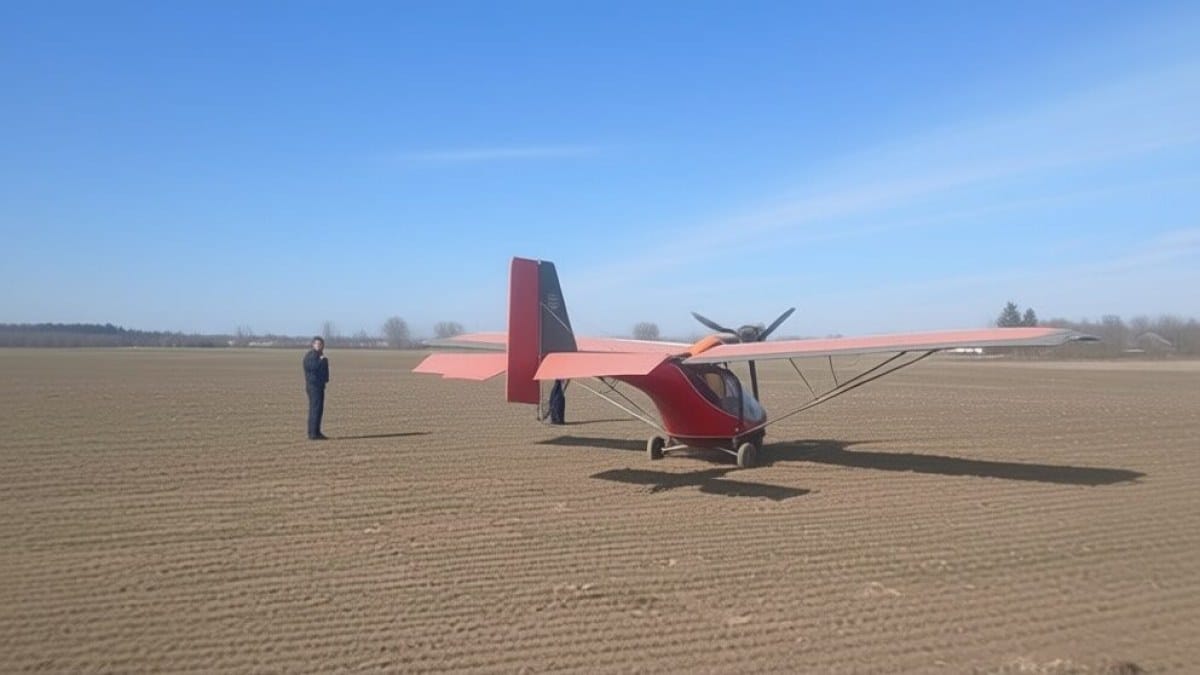 Evadare inedită din Ucraina: Un tânăr a aterizat cu un avion ușor în Suceava