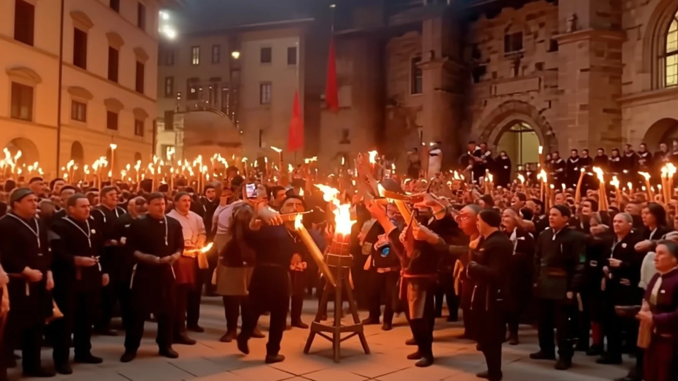 Lumina Sfântă s-a aprins la Ierusalim la 14 – 13 și a ajuns în România
