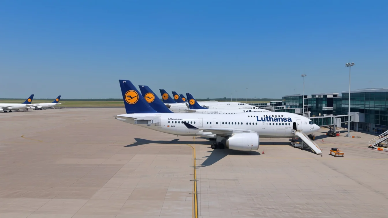 Greva Lufthansa lovește România. Peste 20 de zboruri anulate vineri