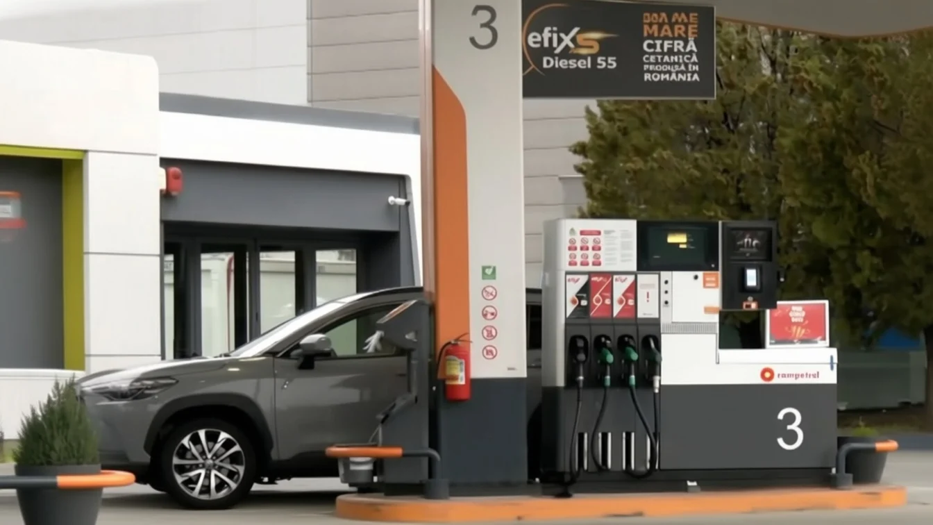 Scădere de 33 de bani la motorină în prima zi de criză a carburanților