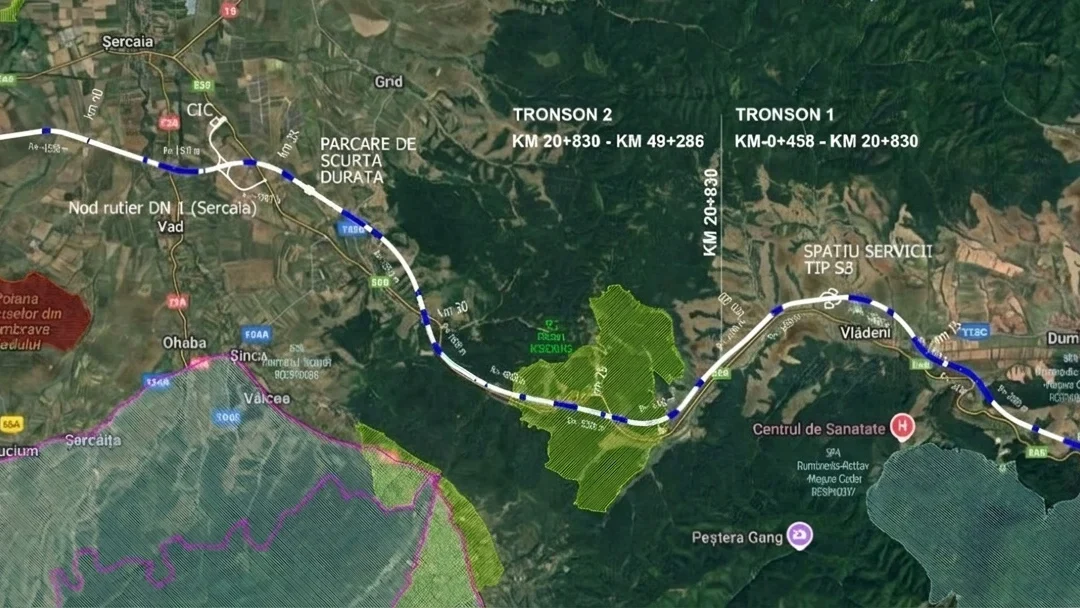 Anunțul oficial despre autostrada Brașov Făgăraș. Câți bani va înghiți proiectul de 49 kilometri