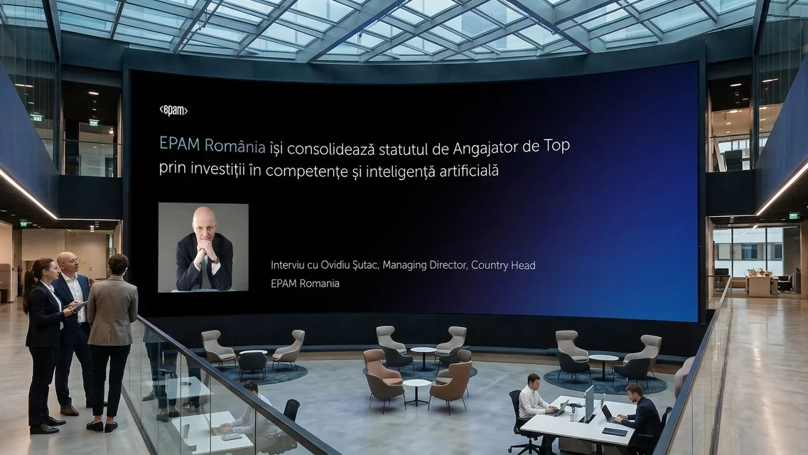EPAM Romania anunta recrutarile pentru 2026 cu focus pe specialisti AI si Cloud