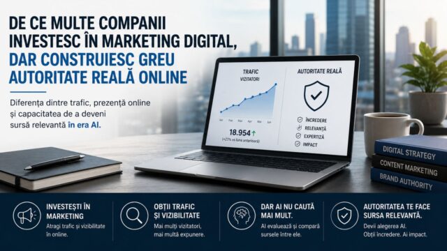 De ce multe companii investesc in marketing digital, dar construiesc greu autoritate reala online
