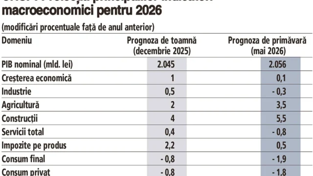 Economia României frânează la 0.1%. Puterea de cumpărare scade cu 1.9%