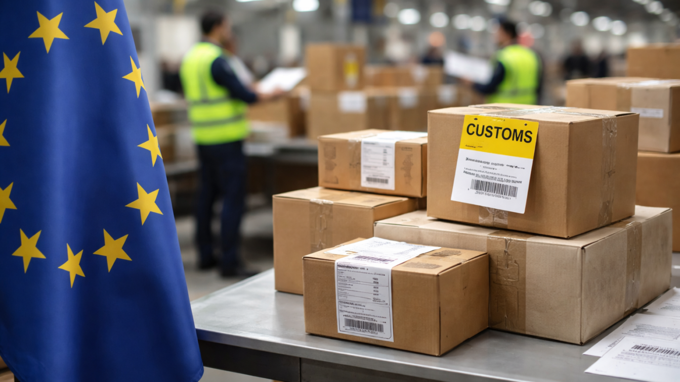 UE impune o nouă taxă pentru coletele sub 150 de euro din afara blocului comunitar