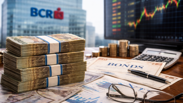 900 de milioane de lei în ordine pentru BCR. Emisiunea pe 7 ani trece de 1,8 ori pragul minim anunțat