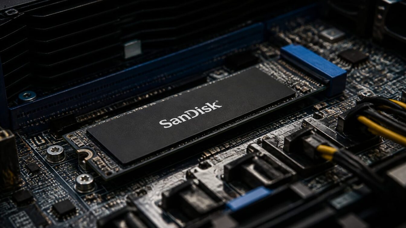 Peste 850% pentru SanDisk în șase luni. De ce piața plătește infrastructura AI, nu simpla etichetă tech