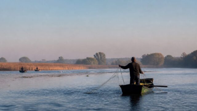 Lacul Brateş – o importantă bază de pescuit din judeţul Galaţi