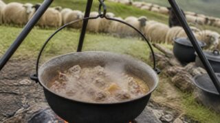 Tocană de miel în jintuit la ceaun – reţetă specific ciobănească