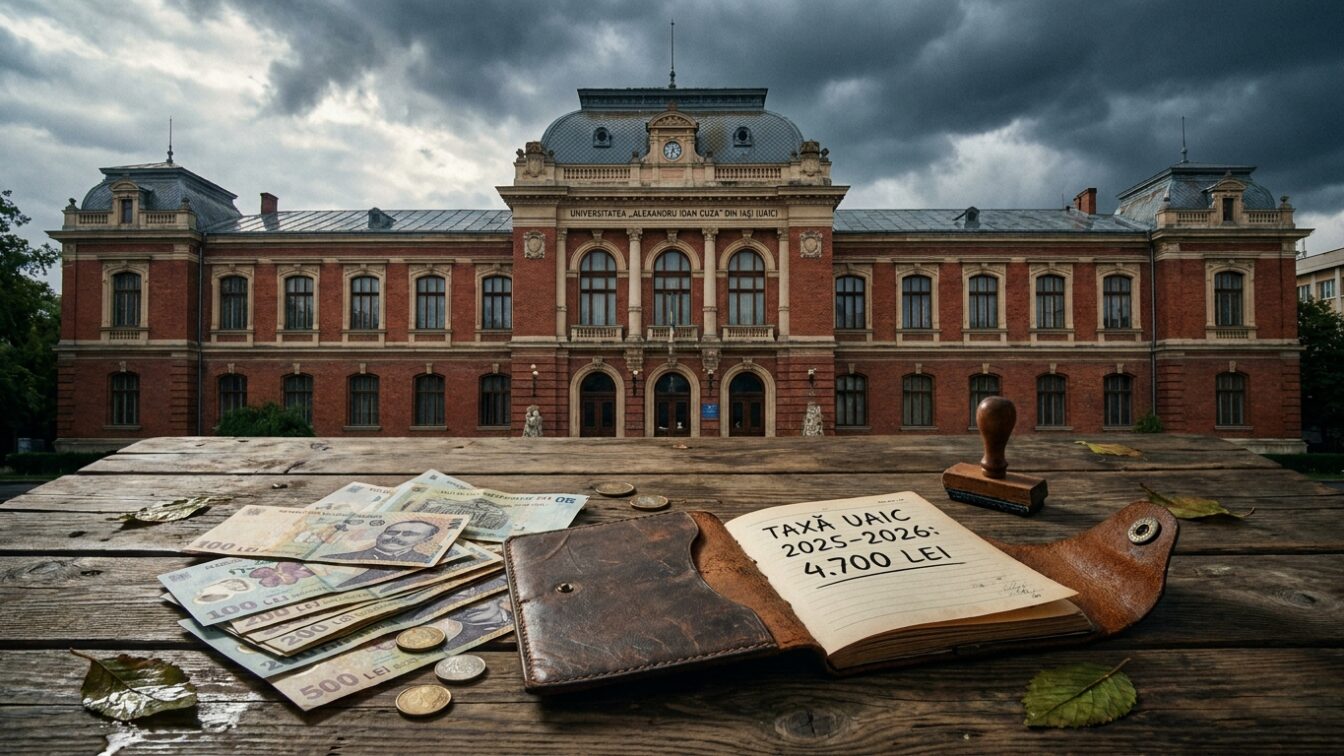 Taxa anuală la UAIC va fi 4.700 de lei pentru 2025-2026