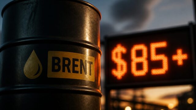 Petrolul Brent a depășit 85 de dolari pe baril