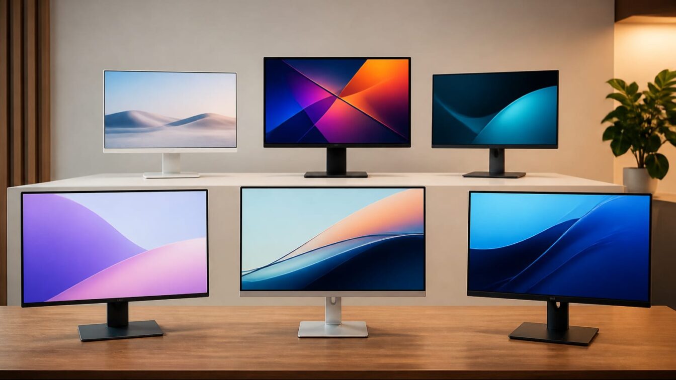 Șase monitoare versatile pentru orice birou modern