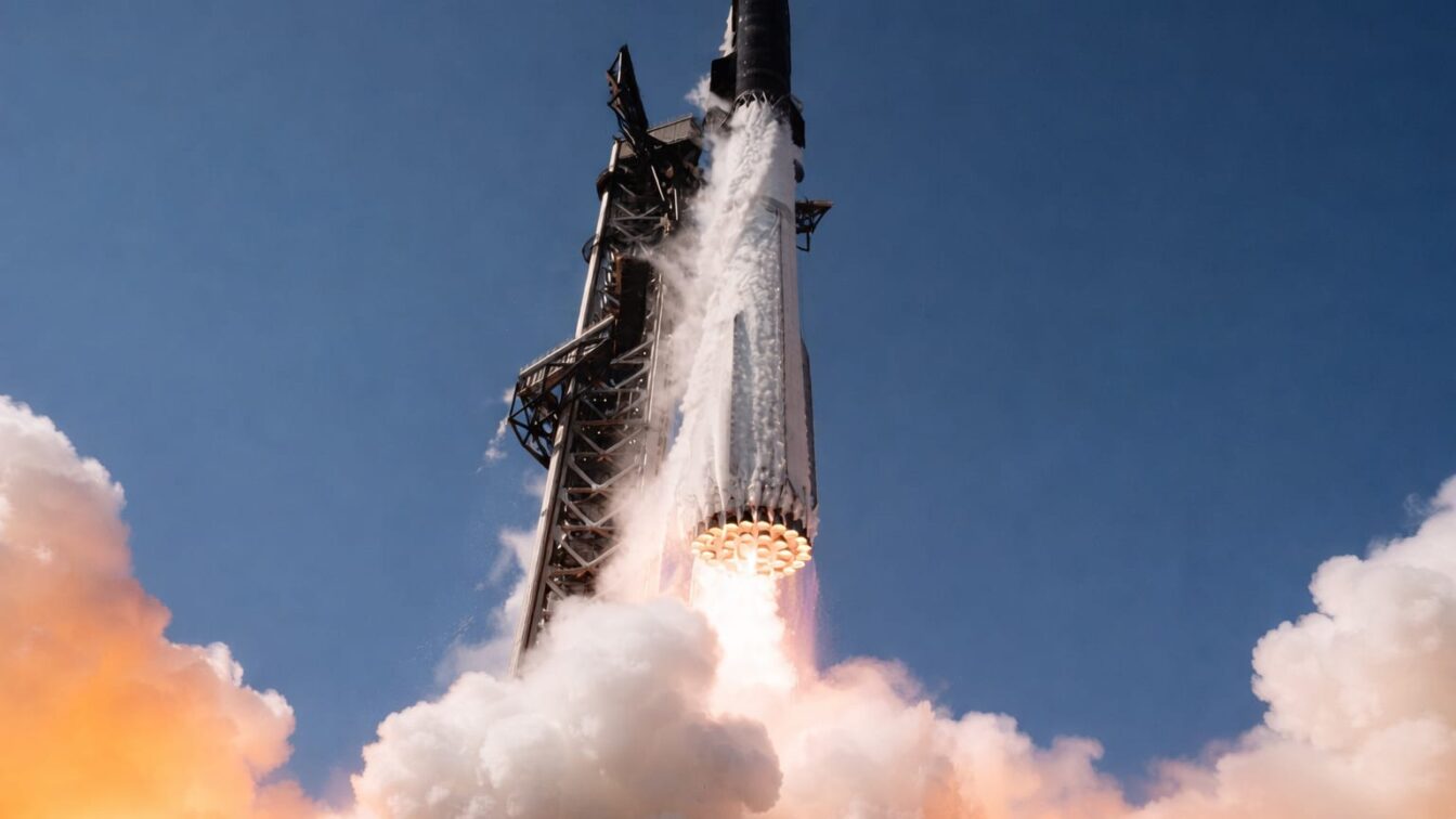 SpaceX lansează zborul 13 al Starship cu 20 de sateliți V3