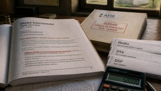 Până la 50.000 de euro pot fi pierduți de micii fermieri în DR-14. Ghidul AFIR trimite la o lege abrogată