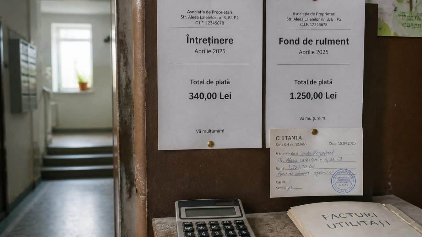 Fondul de rulment se calculează după cea mai scumpă lună din anul trecut plus inflația. De ce poate depăși întreținerea curentă