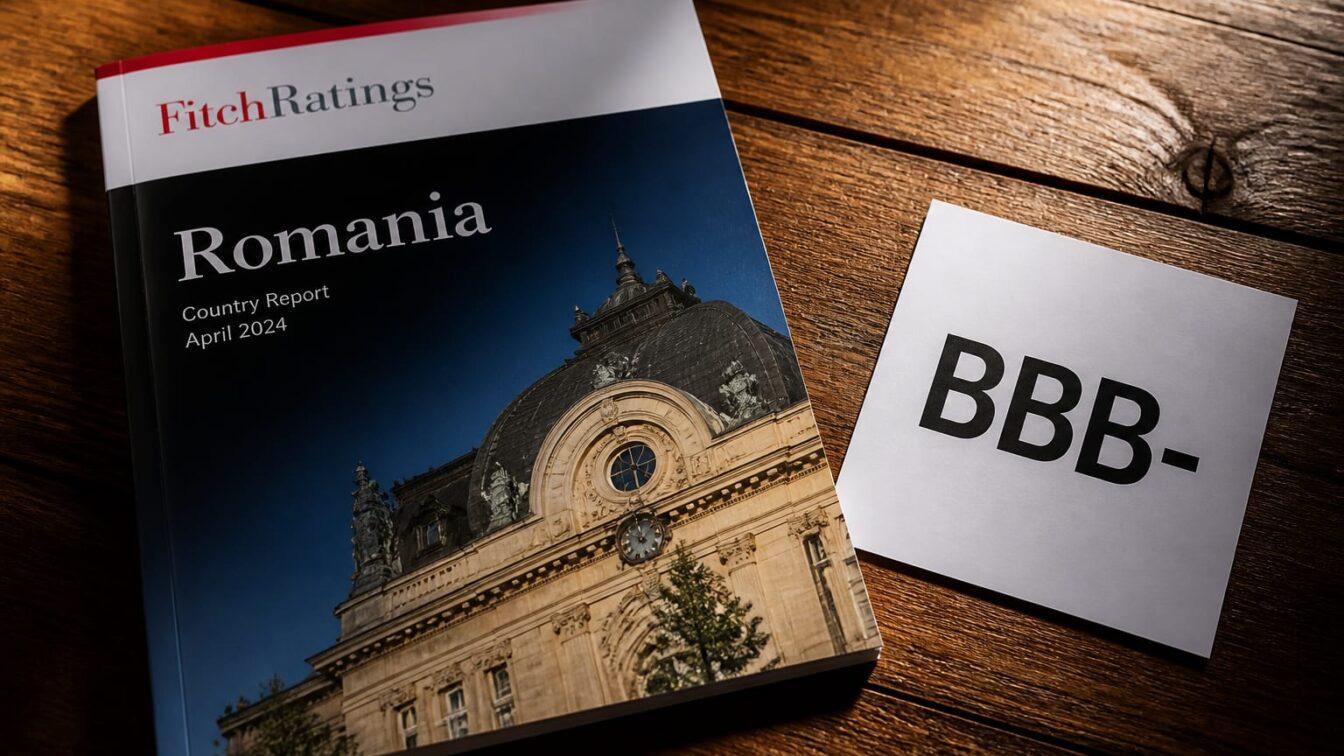 Ratingul României la BBB- a fost confirmat de Fitch, dar riscul de retrogradare persistă