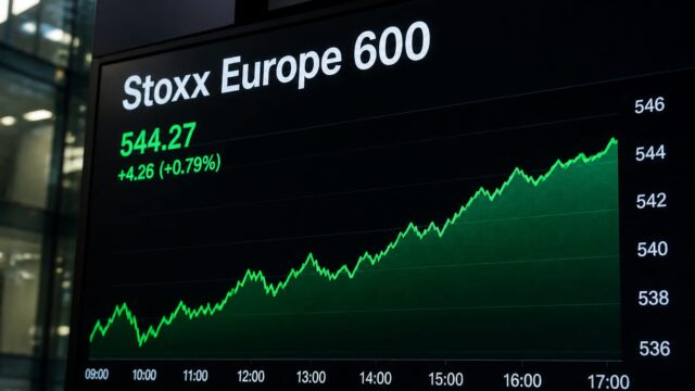 Stoxx Europe 600 a crescut cu 12% în acest an