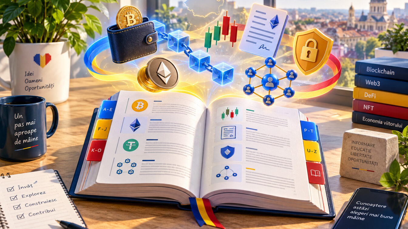 Ce ar trebui să conțină un glosar crypto util pentru un cititor român?