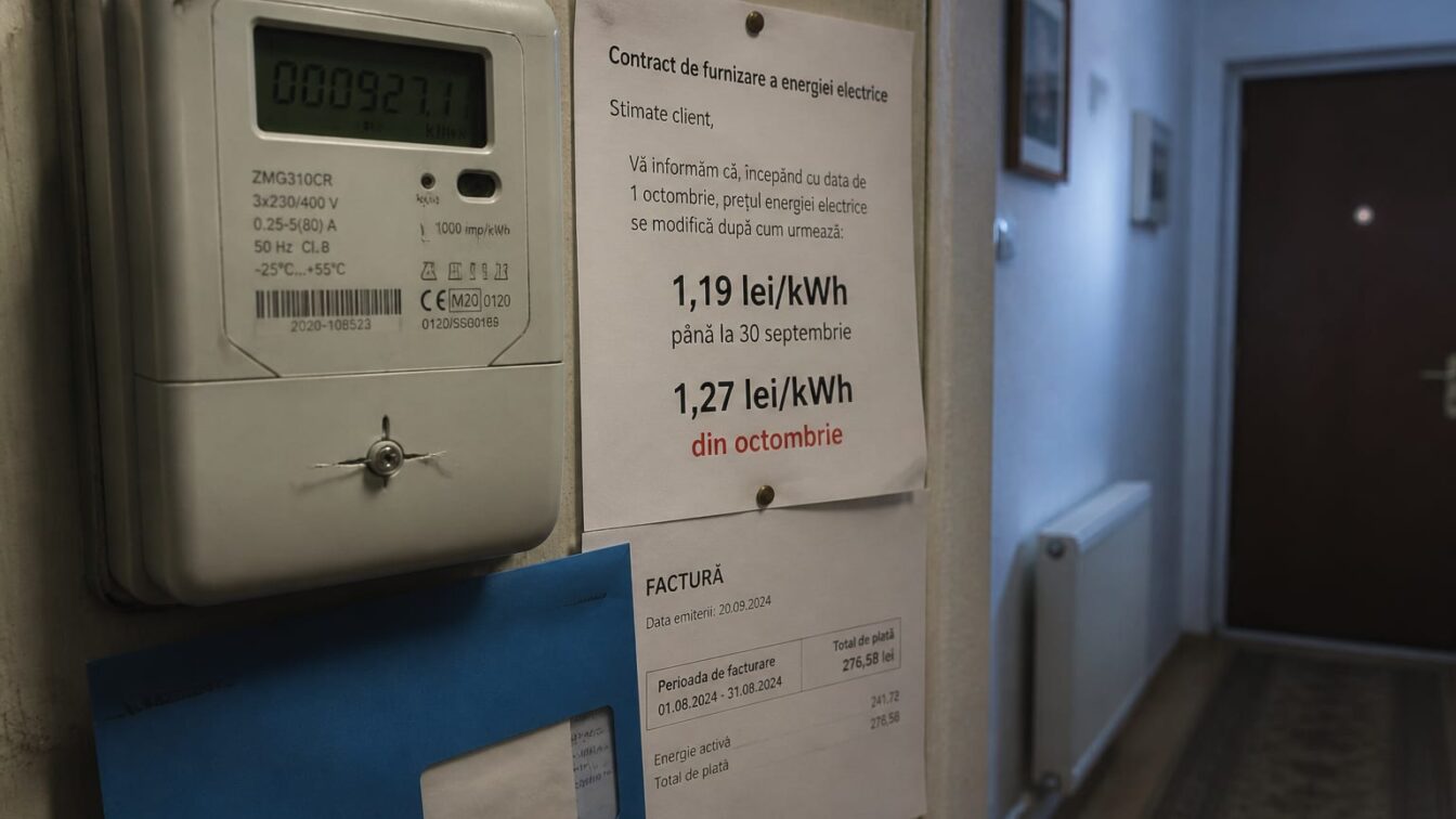 Hidroelectrica urcă factura din octombrie la 1,19-1,27 lei/kWh pentru noii clienți