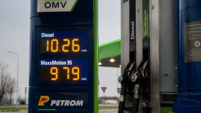 Motorina a trecut de 10 lei pe litru în toate benzinăriile. OMV Petrom scumpește și benzina la un maxim istoric