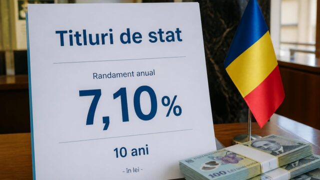Titlurile de stat trec de 7%. Finanțarea României se scumpește, iar noii cumpărători obțin randamente mai mari