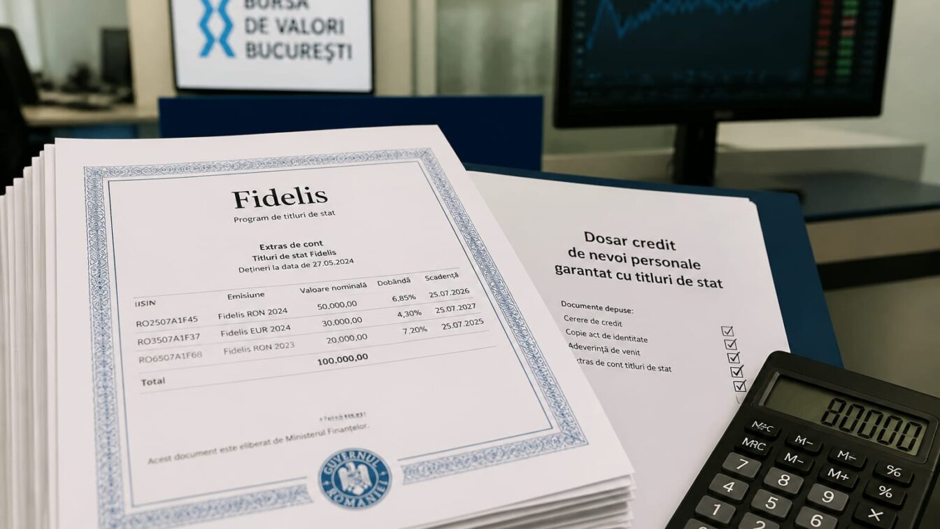 Credite de 800.000 de lei garantate cu titluri Fidelis. Ce regulă nouă pregătește BNR pentru investitori