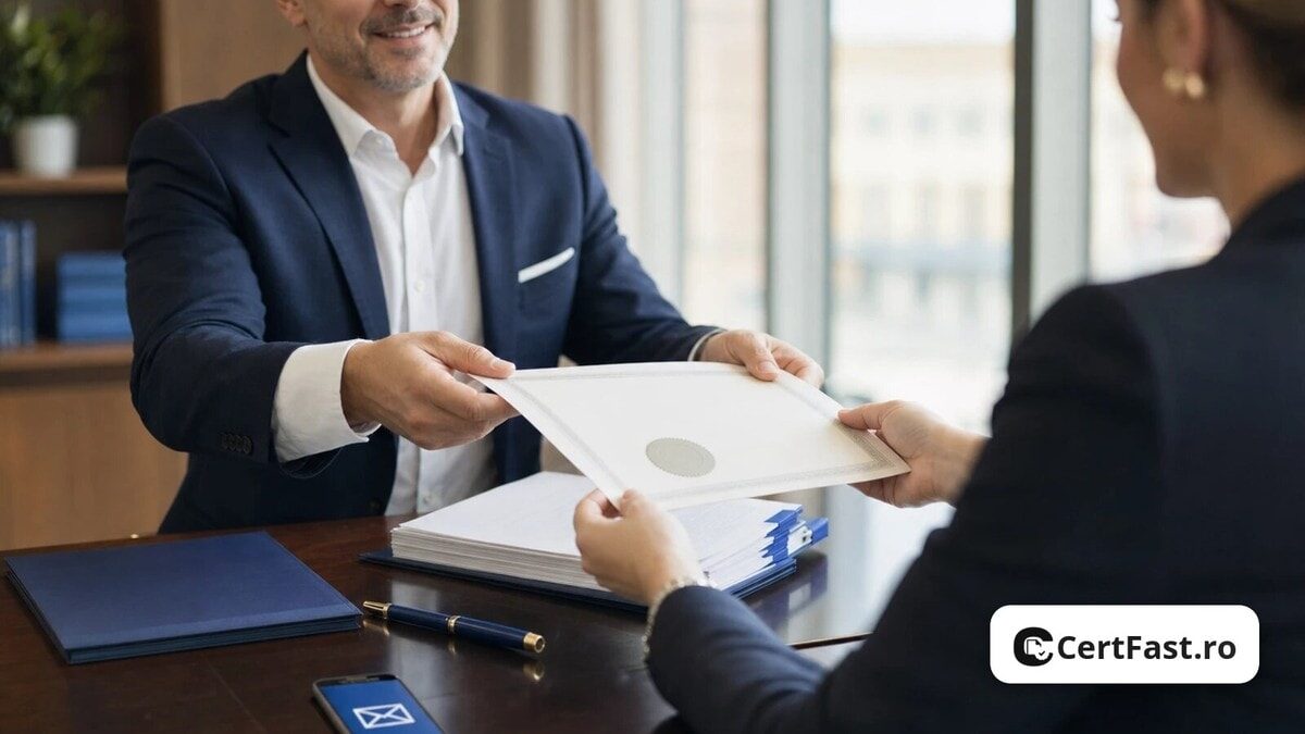 Certificatul constatator prea vechi poate amâna actele firmei. Ce se verifică înaintea programării la bancă sau notar