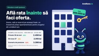 Credit ipotecar: apartamentul părea accesibil. Ce a arătat o simulare pe Kreditano?