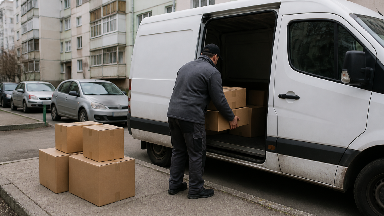 Salariul de curier este în medie 4.000 de lei în mână pe lună, dar suma oferită la angajare poate fi alta